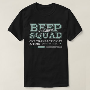 T-shirt Équipe de bip de caissier