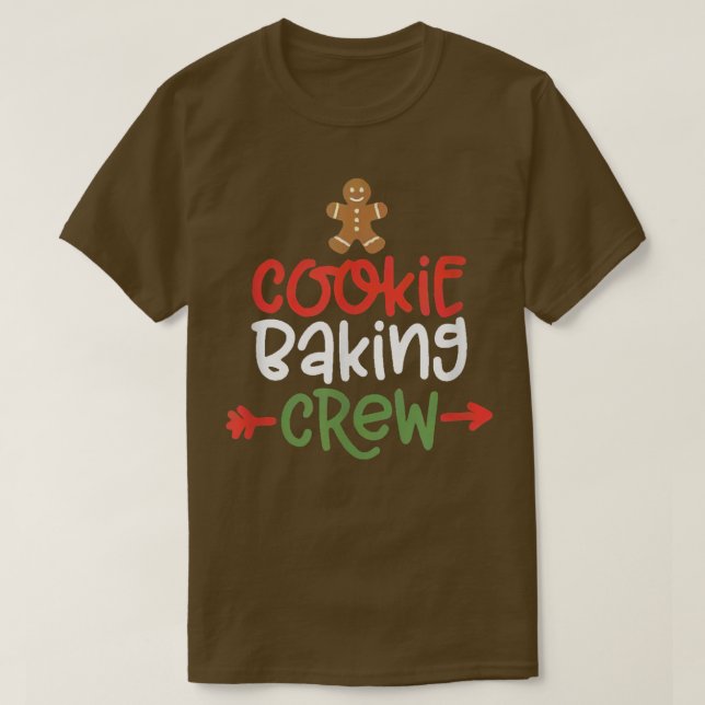 T-shirt Équipe de biscuits de Noël Équipe de biscuits de N (Design devant)