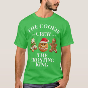 T-shirt Équipe de biscuits personnalisés Funny Noël Corres