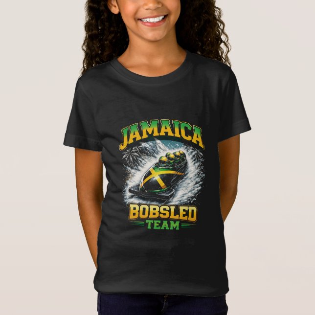 T-Shirt Équipe de bobsleigh jamaïcaine (Devant)