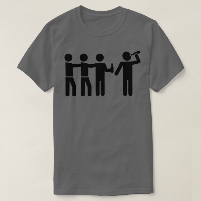 T-shirt Équipe de boisson (Design devant)