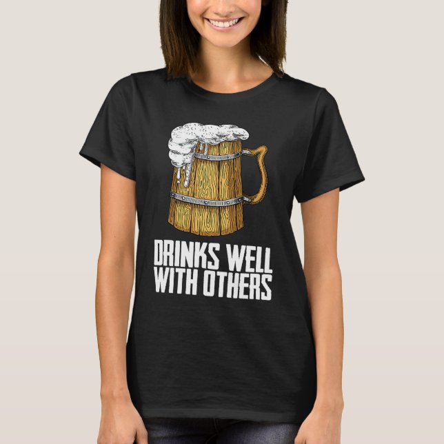 T-shirt Équipe de boisson alcoolisée de boisson (Devant)