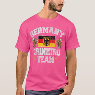 T-shirt Équipe de boisson d'Allemagne Fêtes de la bière d'