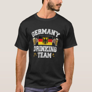 T-shirt Équipe de boisson d'Allemagne Fêtes de la bière en