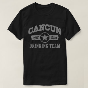 T-shirt Équipe de boisson de Cancun