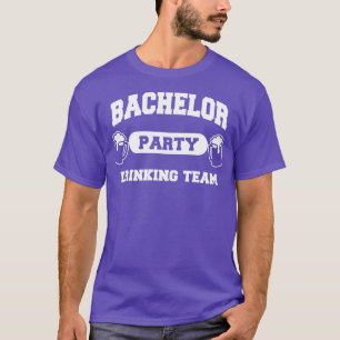 T-shirt Équipe de boisson d'enterrement de vie de garçon 1