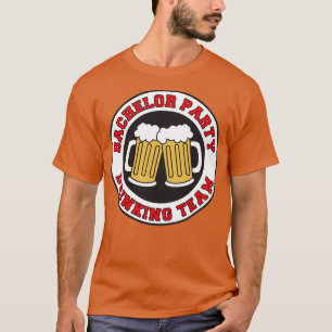 T-shirt Équipe de boisson d'enterrement de vie de garçon 8
