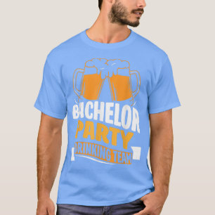 T-shirt Équipe de boisson d'enterrement de vie de garçon M
