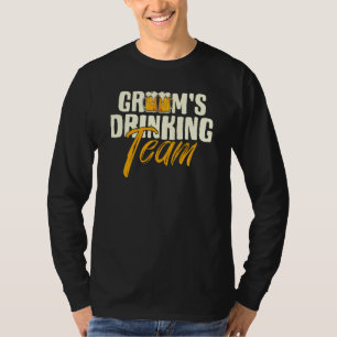 T-shirt Équipe de boisson du marié Enterrement de vie de g