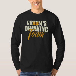 T-shirt Équipe de boisson du marié Enterrement de vie de g
