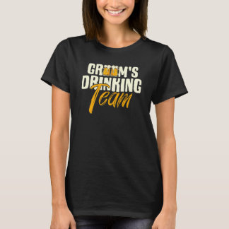 T-shirt Équipe de boisson du marié Enterrement de vie de g