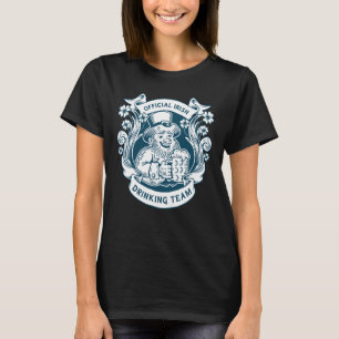 T-shirt Équipe de boisson Saint Patrick's Day