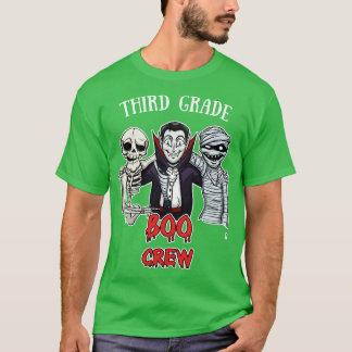T-shirt Équipe de boo de troisième année drôle Halloween P