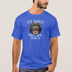 T-shirt Équipe de bouchon de phoque éléphant ex-marin Trum