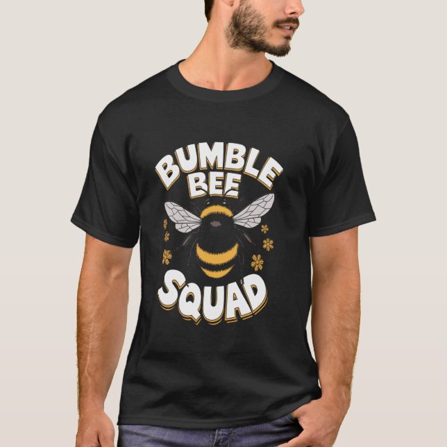 T-shirt Équipe de Bourdons Mignonne Groupe (Devant)