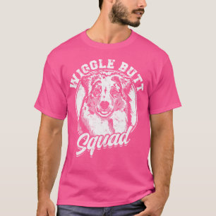 T-shirt Équipe de boutons de pointage - Chien