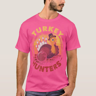 T-shirt Équipe de Bowler du Joueur Thanksgiving Turk