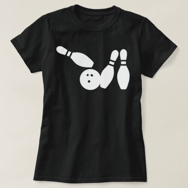 T-shirt Équipe de bowling (Design devant)