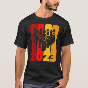 T-shirt Équipe de bowling et de bowling de bowling 2023 Au