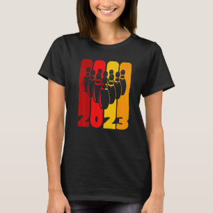 T-shirt Équipe de bowling et de bowling de bowling 2023 Au