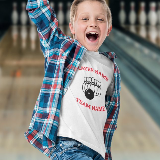 T-shirt Équipe de bowling personnalisable (Créateur téléchargé)
