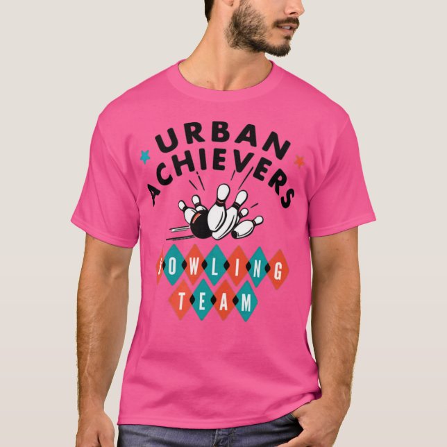 T-shirt Équipe de bowling Urban Achivers (Devant)