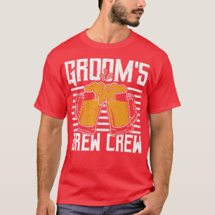 T-shirt Équipe de brassage du marié, enterrement de vie de