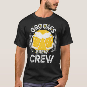 T-shirt Équipe de brassage du marié Équipe de mariés drôle