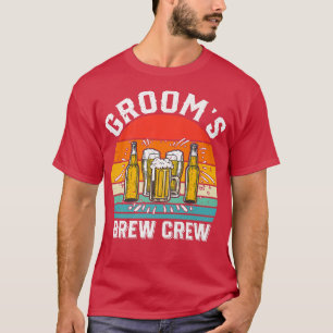 T-shirt Équipe de brassage du marié Équipe de mariés drôle