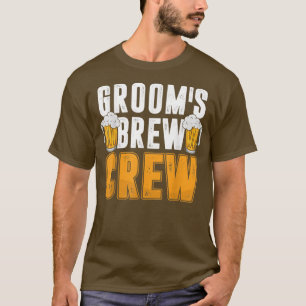 T-shirt Équipe de brassage du marié Équipe drôle de bière
