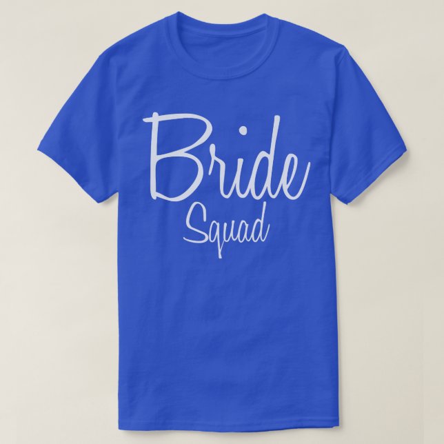 T-shirt Équipe de brigade de femmes bachelorette (Design devant)