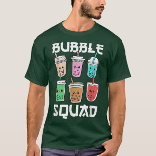 T-shirt Équipe de Bubble Tea Team Boba Kawaii Anime Neko G