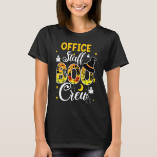 T-shirt Équipe de bureau Boo Crew Costume assorti Hallowee