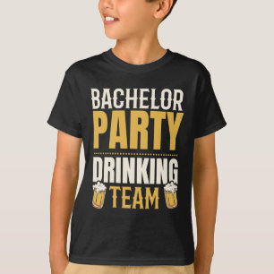 T-shirt Équipe de buveurs célibataires de fête Groomsquad 
