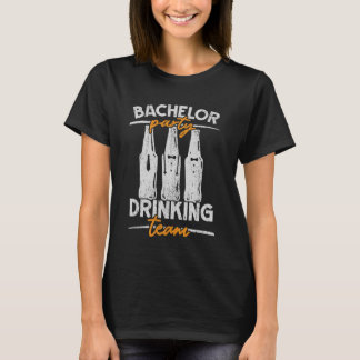 T-shirt Équipe de buveurs de célibataire de fête Garçons d