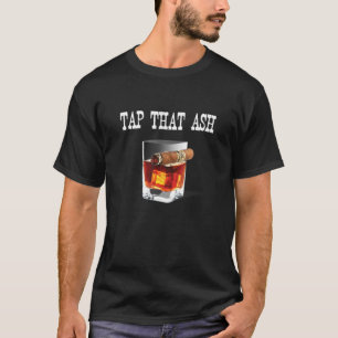 T-shirt Équipe de buveurs de whisky fumeurs de cigares Tap