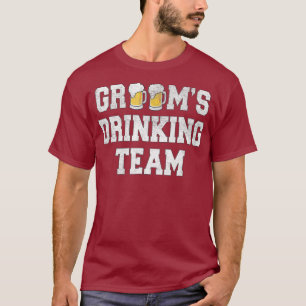 T-shirt Équipe de buveurs du marié enterrement de vie de g