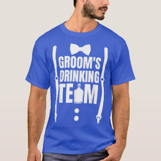 T-shirt Équipe de buveurs du marié, groupe de bachelor, ma