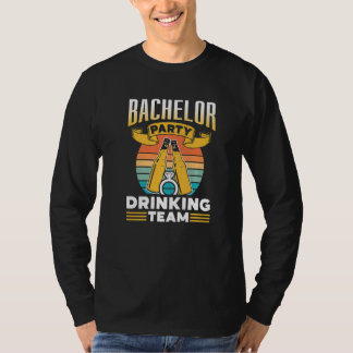 T-shirt Équipe de buveurs pour enterrement de vie de garço