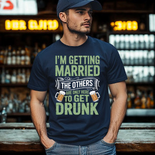 T-shirt Équipe de buveurs pour l'enterrement de vie de gar