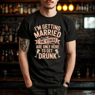 T-shirt Équipe de buveurs pour l'enterrement de vie de gar