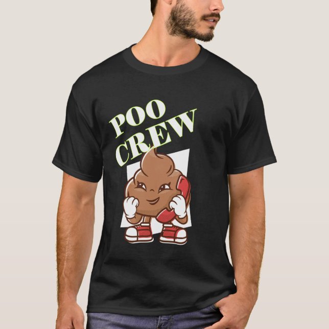 T-shirt Équipe de caca (Devant)