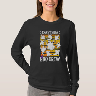 T-shirt Équipe de cafétéria Boo Professeur Dame de l'équip