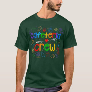 T-shirt Équipe de cafétéria Équipe de dames de déjeuner Ro