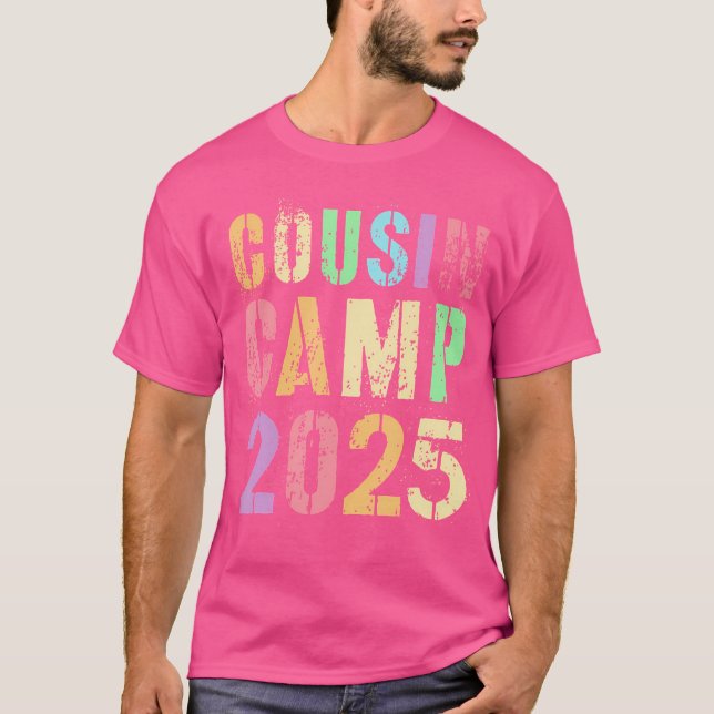 T-shirt Équipe de camping (Devant)