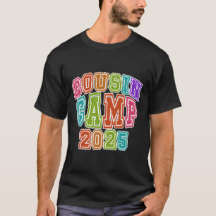 T-shirt Équipe de camping des cousins 2025 Printemps Break