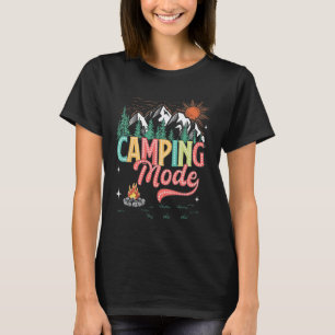 T-shirt Équipe de camping familial rétro Ét 2025 Campeur C