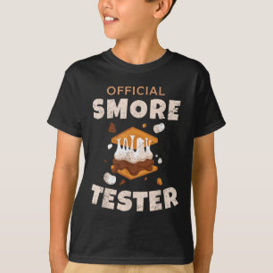 T-shirt Équipe de camping Marshmallows testeur de Smore of