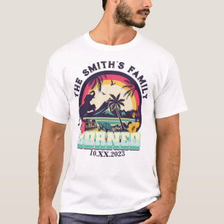 T-shirt Équipe de camping personnalisée en accord avec la
