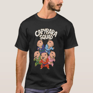 T-shirt Équipe de capybaras drôle de capybara karaté Taekw